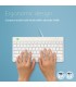 R-GO TOOLS KEYBOARD COMPACT BREAK ENG/WHITE RGOCOUSWDWH 