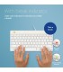 R-GO TOOLS KEYBOARD COMPACT BREAK ENG/WHITE RGOCOUSWDWH 