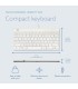 R-GO TOOLS KEYBOARD COMPACT BREAK ENG/WHITE RGOCOUSWDWH 