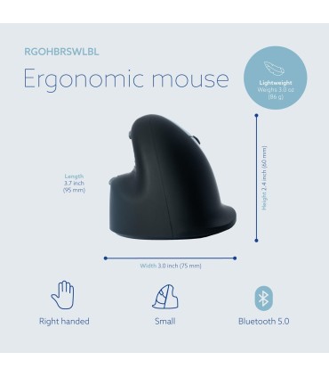 R-GO TOOLS MOUSE USB OPTICAL BREAK/BLACK RGOHBRSWLBL 