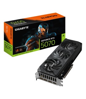GIGABYTE Graphics Card  NVIDIA GeForce RTX 5070 12 GB GDDR7 192 bit PCIE 5.0 16x GPU 2542 MHz Triple slot Fansink 1xHDMI 3xDispl