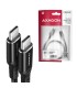 AXAGON CABLE USB-C TO USB-C 1.5M 60W/HQ BLACK BUCM-CM15AB 
