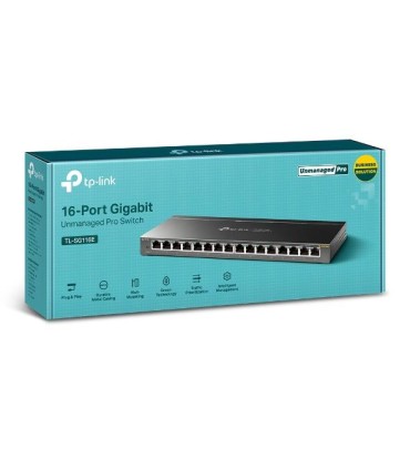 TP-LINK Switch  Desktop/pedestal 16x10Base-T / 100Base-TX / 1000Base-T TL-SG116E