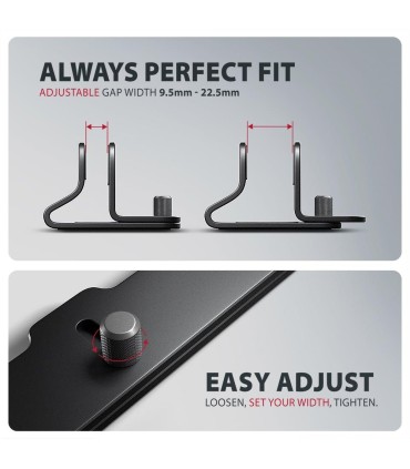 AXAGON NB ACC STAND 10"-17.3"/VERT. ALUMINUM STND-VB 