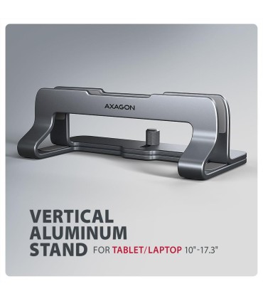 AXAGON NB ACC STAND 10"-17.3"/VERT. ALUMINUM STND-VG 