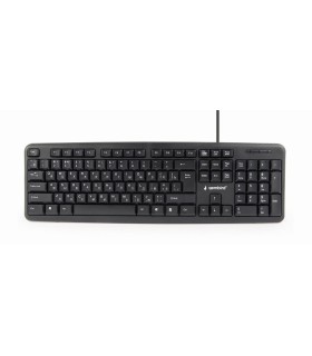 GEMBIRD KEYBOARD STANDART USB RUS/BLACK KB-U-103-RU 