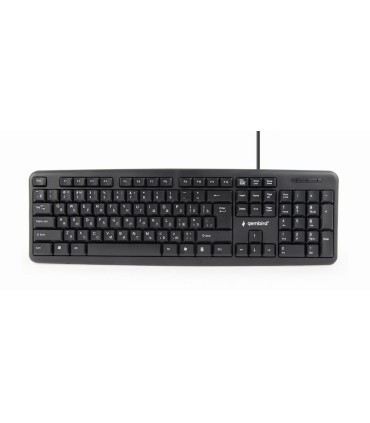 GEMBIRD KEYBOARD STANDART USB RUS/BLACK KB-U-103-RU 