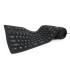 GEMBIRD KEYBOARD FLEXIBLE USB ENG/BLACK KB-109F-B 