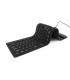 GEMBIRD KEYBOARD FLEXIBLE USB ENG/BLACK KB-109F-B 