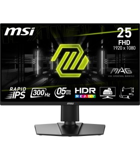 MSI LCD Monitor  MAG 255PXF 24.5" Gaming Matte Panel IPS 1920x1080 16:9 300Hz 0.5 ms Speakers Colour Black MAG255PXF