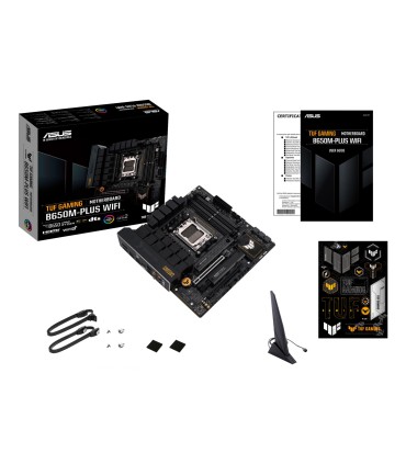 ASUS Mainboard  AMD B650 SAM5 MicroATX Memory DDR5 Memory slots 4 1xPCI-Express 4.0 1x 1xPCI-Express 4.0 16x 2xM.2 1xHDMI 1xDisp