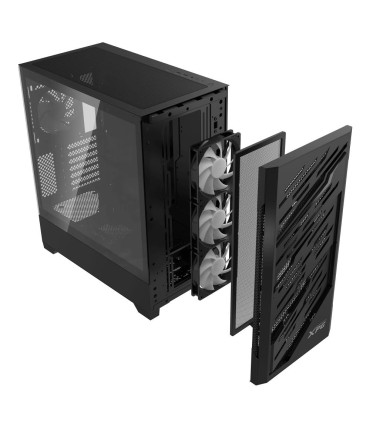 ADATA Case  STARKER AIR BTF MidiTower ATX EATX MicroATX MiniITX Colour Black STARKERAIRBTFMTA-BKCWW