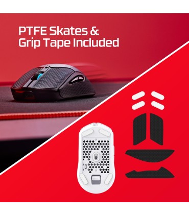 HYPERX MOUSE USB OPTICAL WRL/PULSEFIRE HASTE 2 WHITE 