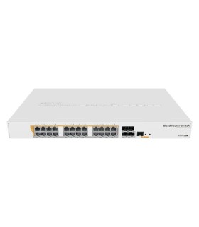 MIKROTIK Switch  Type L3 Rack 24x10Base-T / 100Base-TX / 1000Base-T 4xSFP+ 1xRJ45 CRS328-24P-4S+RM