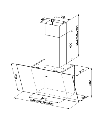 TWEET EV8 LED BK A55 Faber
