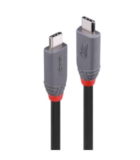 LINDY CABLE USB4 240W TYPE C 0.8M/40GBPS ANTHRA LINE 36956 