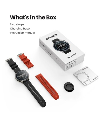 HUAMI SMARTWATCH AMAZFIT BALANCE 2/BLACK W2429GL1N 