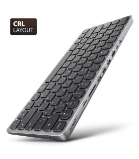 AXAGON KEYBOARD + I/O HUB 9IN1/0.6M HMC-KB-CRL 