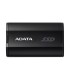 ADATA External SSD  SD810 2TB USB-C Write speed 2000 MBytes/sec Read speed 2000 MBytes/sec SD810-2000G-CBK