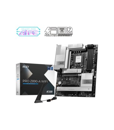 MSI Mainboard  Intel Z890 LGA1851 ATX Memory DDR5 Memory slots 4 PROZ890-AWIFI