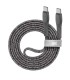 RIVACASE CABLE USB-C TO USB-C 1.2M/GREY PS6105 GR12 