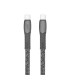 RIVACASE CABLE USB-C TO USB-C 1.2M/GREY PS6105 GR12 