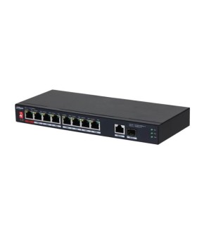 DAHUA Switch  PFS3110-8ET1GT1GF-96 Desktop/pedestal 8x10Base-T / 100Base-TX 1x10Base-T / 100Base-TX / 1000Base-T 2x1000Base-T Po