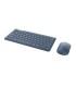 TRUST KEYBOARD +MOUSE WRL LYRA/BLUE 24937 