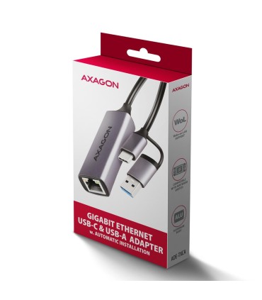 AXAGON NET ADAPTER USB-C 1GB/ADE-TXCA 