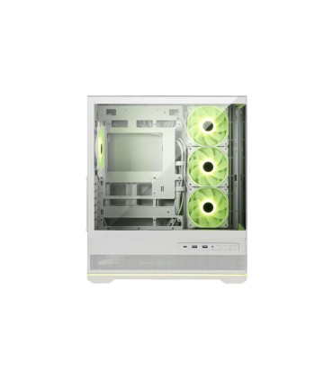 MSI Case  MAG PANO 110R PZ / WHITE MidiTower Case product features Transparent panel Not included Colour Black MAGPANO110RPZWHIT