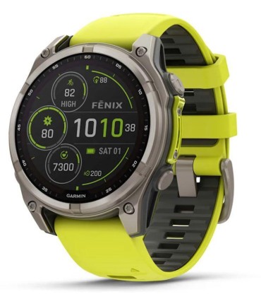 GARMIN SMARTWATCH FENIX 8 SAPP. SOLAR/YELLOW 010-02907-21 