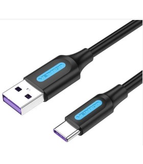 VENTION CABLE USB-C TO USB2.0/1.5M BLACK CORBG 