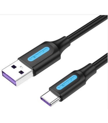 VENTION CABLE USB-C TO USB2.0/1.5M BLACK CORBG 