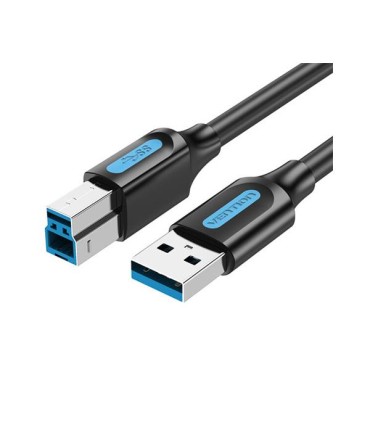 VENTION CABLE USB2.0 MALE TO MALE/5M BLACK COQBJ 