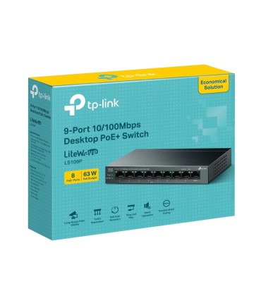 TP-LINK Switch  LS109P PoE+ ports 8 LS109P