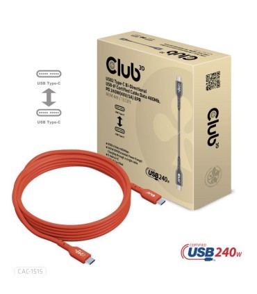 CLUB3D CABLE USB-C TO USB-C 4M/M/M CAC-1515 