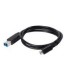 CLUB3D CABLE USB-C TO USB3.1 1M/M/M CAC-1524 