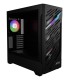 ADATA Case  STARKER AIR BTF MidiTower ATX EATX MicroATX MiniITX Colour Black STARKERAIRBTFMTA-BKCWW