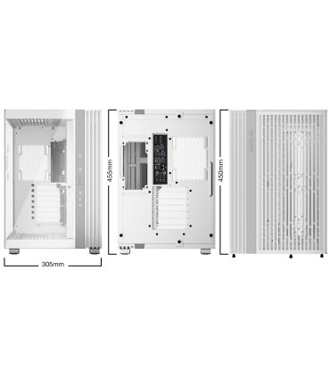 BE QUIET Case  LIGHT BASE 600 DX Tower Case product features Transparent panel ATX MicroATX MiniITX Colour White BGW66