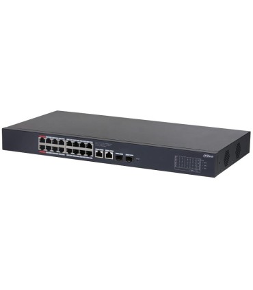 DAHUA Switch  Desktop/pedestal Rack 16x10Base-T / 100Base-TX / 1000Base-T 2xSFP PoE ports 16 CS4220-16GT-240