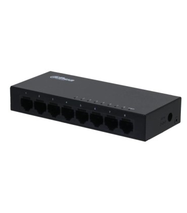 DAHUA Switch  SG1008-EUR Switch type Unmanaged Switch layer L2 8xRJ-45 ports RJ-45 Ports Type Gigabit Ethernet (10/100/1000) SG1