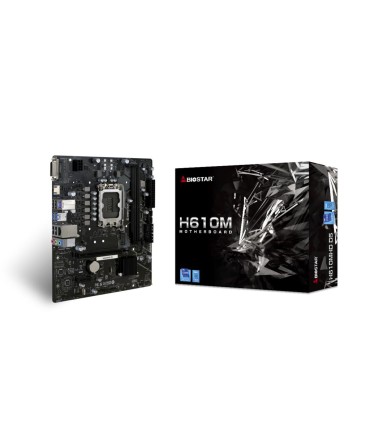 BIOSTAR Mainboard  H610MHD D5 Intel H610 LGA 1700 micro ATX RAM DDR5-SDRAM 2xSlots H610MHDD5