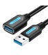VENTION CABLE USB3.0 MALE TO FEMALE/0.5M BLACK CBHBD 