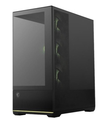 MSI Case  MAG PANO 110R PZ MidiTower Case product features Transparent panel Not included Colour Black MAGPANO110RPZ