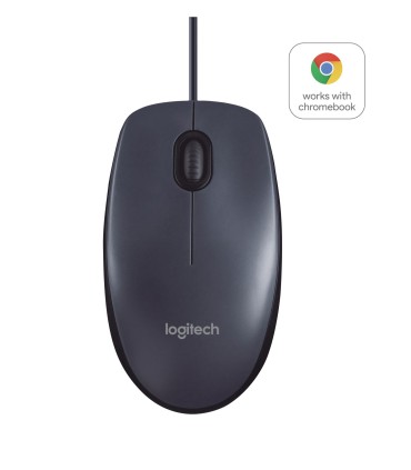 LOGITECH MOUSE USB OPTICAL B100/BLACK OEM 910-003357 