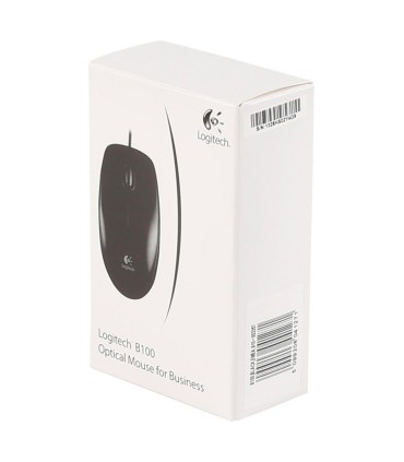 LOGITECH MOUSE USB OPTICAL B100/BLACK OEM 910-003357 