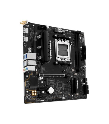 ASROCK Mainboard  AMD A620 Socket AM5 micro ATX RAM DDR5-SDRAM 2xSlots Wi-Fi Yes Bluetooth Yes 1xNumber of M.2 (M) slots A620AM-