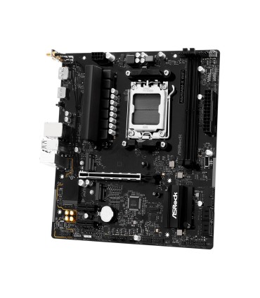 ASROCK Mainboard  AMD A620 Socket AM5 micro ATX RAM DDR5-SDRAM 2xSlots Wi-Fi Yes Bluetooth Yes 1xNumber of M.2 (M) slots A620AM-