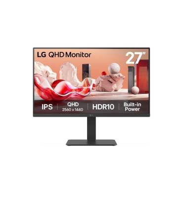 LG LCD Monitor  27 " 2560 x 1440 pixels Quad HD Native aspect ratio 16:9 LCD Flat 27BA54QB-B
