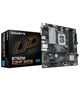 GIGABYTE Mainboard  Intel B760 Express LGA1700 Micro-ATX Memory DDR5 Memory slots 4 B760MD3HPWIFI61.0